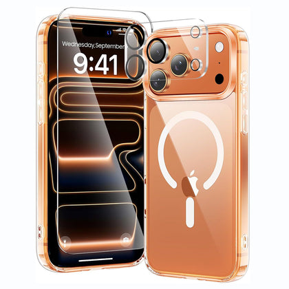 3-in-1 Magnetic Case for iPhone 17 Pro Max – Clear