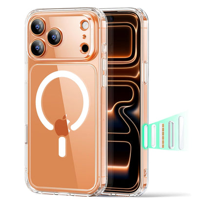 Magnetic Shockproof Case for iPhone 17 Pro Max – Clear