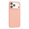 iPhone 17 Pro Max Case, Slim Liquid Silicone 3 Layers Soft Shockproof Protective Cover - Pink