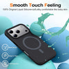 Magnetic Silicone Case for iPhone 17 Pro Max – Black