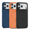iPhone 17 Pro Max Cases & Cover | Magnetic Silicone Cover | Black/Dark Blue/Orange