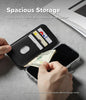 iPhone 17 Pro Max Case Cover | Folio Grip Wallet Magnetic Series | Black