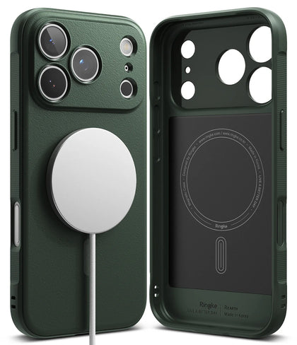 iPhone 17 Pro Max Case Cover | Onyx Magnetic Series | Dark Green