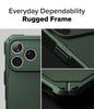 iPhone 17 Pro Max Case Cover | Rugged Gear Series | Dark Green