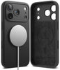 iPhone 17 Pro Max Case Cover | Silicone Magnetic Series | Black