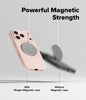 iPhone 17 Pro Max Case Cover | Silicone Magnetic Series | Pink Sand