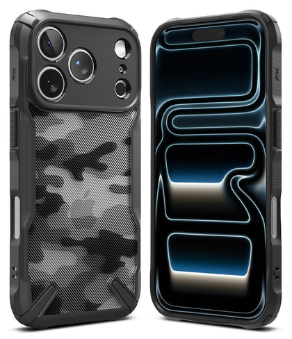 iPhone 17 Pro Max Case Cover | Fusion X Series | Camo Black