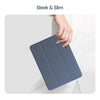 iPad 10th Gen 2022 10.9'' Magnetic Smart Stand Case Slim Matte Back Cover - Dark Grey