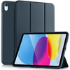 iPad 10th Gen 2022 10.9'' Magnetic Smart Stand Case Slim Matte Back Cover - Navy Blue