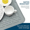 Dish Drying Mat 30x20cm – Grey (2-Pack)