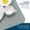 Dish Drying Mat 30x20cm – Grey (2-Pack)