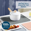 Dish Drying Mat 30x20cm – Grey (2-Pack)