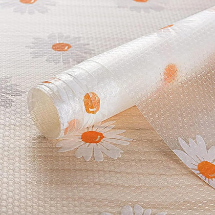 Shelf Liner 45x200cm – Flowers (2 Rolls)