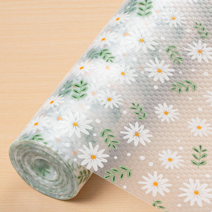 Shelf Liner 45x150cm – Daisy Pattern (2 Rolls)
