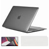 Ultra-thin Super Crystal Case Combo | MacBook Air 13 inch A1932, A2179, A2337, 2018-2020 Hard Shell Case with Keyboard Cover & Screen Protector | Black
