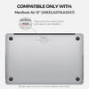 Ultra-thin Super Crystal Case Combo | MacBook Air 13 inch A1932, A2179, A2337, 2018-2020 Hard Shell Case with Keyboard Cover & Screen Protector | Pink