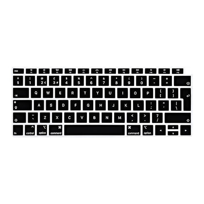 Premium Ultra Thin Keyboard Cover | MacBook Air 13 inch with Touch ID Retina Display, A1932, 2018 |[UK Layout] Black