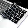 Premium Ultra Thin Keyboard Cover | MacBook Air 13 inch with Touch ID Retina Display, A1932, 2018 |[UK Layout] Black