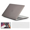Slim Matte Case Combo | MacBook Pro 13 inch A1706, A1708, A1989, A2159, A2289, A2251, A2338, 2016, 2018-2020 Hard Shell Case with Keyboard Cover & Screen Protector | Grey