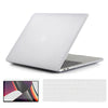 Slim Matte Case Combo | MacBook Pro 13 inch A1706, A1708, A1989, A2159, A2289, A2251, A2338, 2016, 2018-2020 Hard Shell Case with Keyboard Cover & Screen Protector | White