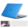 Slim Crystal Hard Case Combo | MacBook Pro 13 inch A1706, A1708, A1989, A2159, A2289, A2251, A2338, 2016, 2018-2020 – Hard Shell with Keyboard Cover & Screen Protector | Dark Blue
