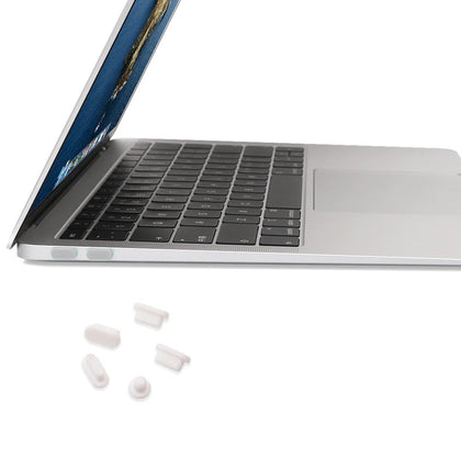5-Pieces Anti-Dust Plug Kit Compatible for MacBook Pro 13