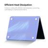 Slim Matte Case Combo | MacBook Pro 14 inch A2442, A2779, A2918, A2992 2021 A3112, A3185, A3401 M4 2024 Hard Shell Case with Keyboard Cover & Screen Protector | Serenity Blue