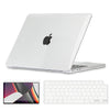 Slim Crystal Hard Case Combo | MacBook Pro 14 inch A2442, A2779, A2918, A2992 2021 A3112, A3185, A3401 M4 2024 Hard Shell Case with Keyboard Cover & Screen Protector | Clear