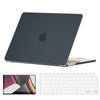 Slim Matte Case Combo | MacBook Air 15 inch A2941 M2 2023, A3114 M3 2024 Hard Shell Case with Keyboard Cover & Screen Protector | Black