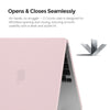 Slim Matte Case Combo | MacBook Air 15 inch A2941 M2 2023, A3114 M3 2024 Hard Shell Case with Keyboard Cover & Screen Protector | Pink