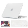 Slim Matte Case Combo | MacBook Air 15 inch A2941 M2 2023, A3114 M3 2024 Hard Shell Case with Keyboard Cover & Screen Protector | White