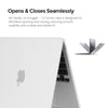 Slim Matte Case Combo | MacBook Air 15 inch A2941 M2 2023, A3114 M3 2024 Hard Shell Case with Keyboard Cover & Screen Protector | White