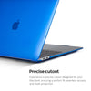 Slim Crystal Hard Case Combo | MacBook Air 15 inch A2941 M2 2023, A3114 M3 2024 Hard Shell Case with Keyboard Cover & Screen Protector | Dark Blue