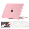 Slim Crystal Hard Case Combo | MacBook Air 15 inch A2941 M2 2023, A3114 M3 2024 Hard Shell Case with Keyboard Cover & Screen Protector | Pink