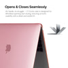 Slim Crystal Hard Case Combo | MacBook Air 15 inch A2941 M2 2023, A3114 M3 2024 Hard Shell Case with Keyboard Cover & Screen Protector | Pink