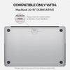 MacBook Air 15 inch (A2941) M2 2023 | (A3114) M3 2024 | Candy Case with Keyboard Cover & Screen Protector | Lavender Grey