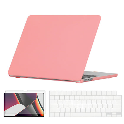 Slim Candy Case Combo | MacBook Air 15 inch A2941 M2 2023, A3114 M3 2024 Hard Shell Case with Keyboard Cover & Screen Protector | Cream Pink