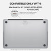 Ultra-thin Super Crystal Case Combo | MacBook Pro 16 inch A2485 M1 2021 A2780 M2 A2991 M3 2023 A3403, A3186 M4 2024 Hard Shell Case with Keyboard Cover & Screen Protector | Clear