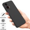 Silicone Case for Motorola Moto G35 | Full Body Silky Soft Touch Shockproof Cover Black