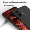 Silicone Case for Motorola Moto G35 | Full Body Silky Soft Touch Shockproof Cover Black
