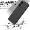 Silicone Case for Motorola Moto G35 | Full Body Silky Soft Touch Shockproof Cover Black