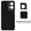 Silicone Case for Motorola Moto G35 | Full Body Silky Soft Touch Shockproof Cover Black