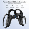 Controller Grip for Meta Quest 3S Oculus Quest 3 VR Accessories Grips Cover- Black