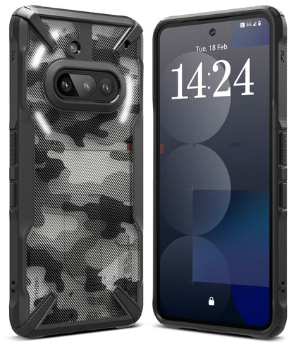 Nothing Phone 3a Case Cover | Fusion-X | Camo Black