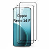 [ 2 Pack ] Tempered Glass for Oppo Reno 14F Screen Protector