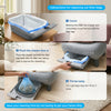 (Pack of 4) Self-Cleaning Cat Litter Box Liners , Drawstring Waste Drawer Replacement Bags For Automatic Self-Cleaning Cat Litter Boxes & Litter Robot Waste Receptacles