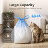 (Pack of 4) Self-Cleaning Cat Litter Box Liners , Drawstring Waste Drawer Replacement Bags For Automatic Self-Cleaning Cat Litter Boxes & Litter Robot Waste Receptacles