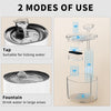Pet Drinking Water Fountain, 2.2L Pet Fountain Water Bowl Dispenser with Filter,Automatic Pet Water Dispenser Drinking Bowl for Cats, Dogs