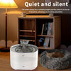Pet Drinking Water Fountain, 2.2L Pet Fountain Water Bowl Dispenser with Filter,Automatic Pet Water Dispenser Drinking Bowl for Cats, Dogs