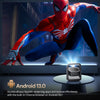 WP101 Mini Android Projector with Wifi and Bluetooth| [Latest Android 13.0] 200 ANSI Lumens With Electric Focus| Portable Smart Projector with Built in Apps